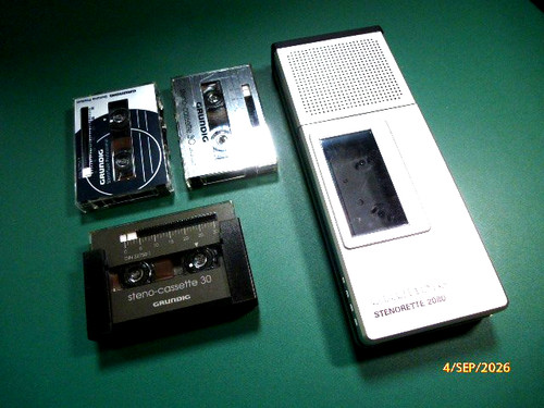 Grundig 2080 stenorette - grundig,
