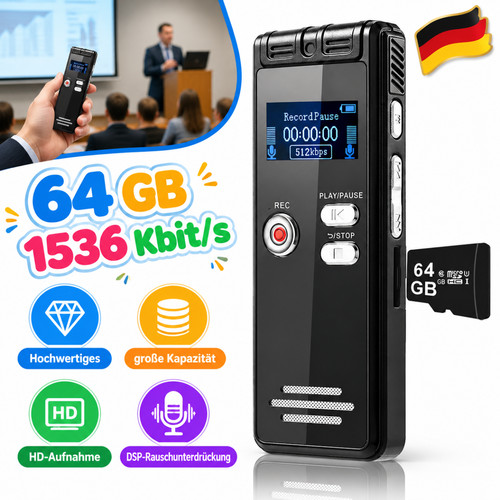 Digitales diktiergerät - digitales,