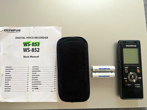 Olympus 853 digital voice - olympus, ws-853
