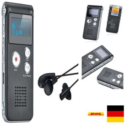 Diktiergerät 8gb audio - 8gb,